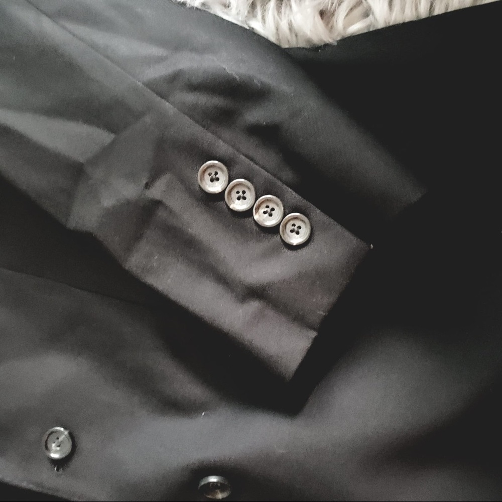 J crew blazer black button up coat lined jacket - Picture 5 of 5